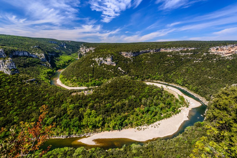 Gorges de l’Ardèche, Rhône-Alpes, Frankreich