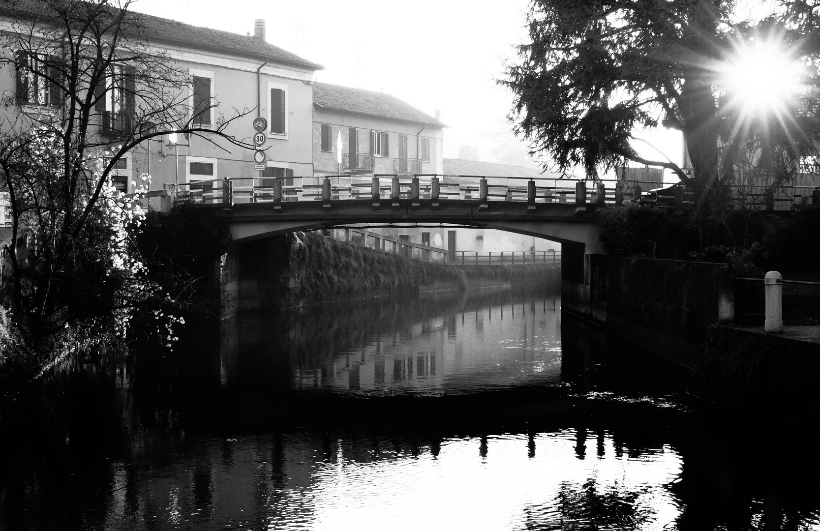 Gorgonzola (MI), Naviglio Martesana, Ponte in Via Giana Erminio