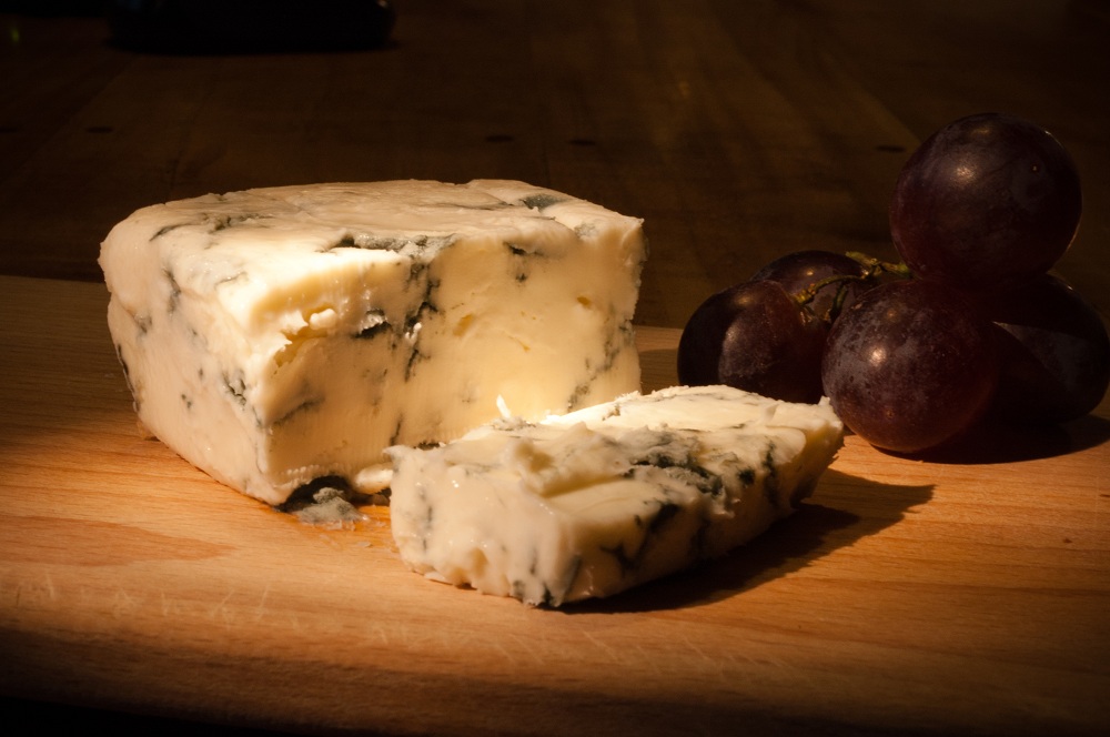 Gorgonzola und Trauben