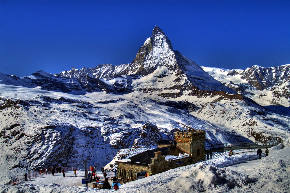 Gornergrad mit Matterhorn HDR
