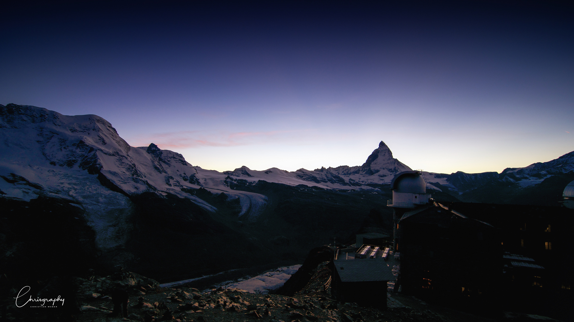 Gornergrat am Abend