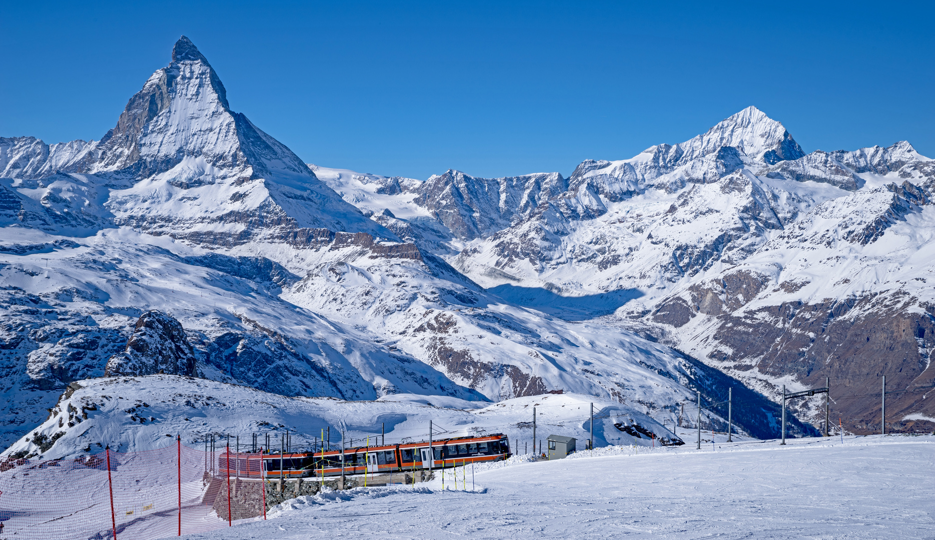 Gornergrat-Bahn mit dem "Horu"