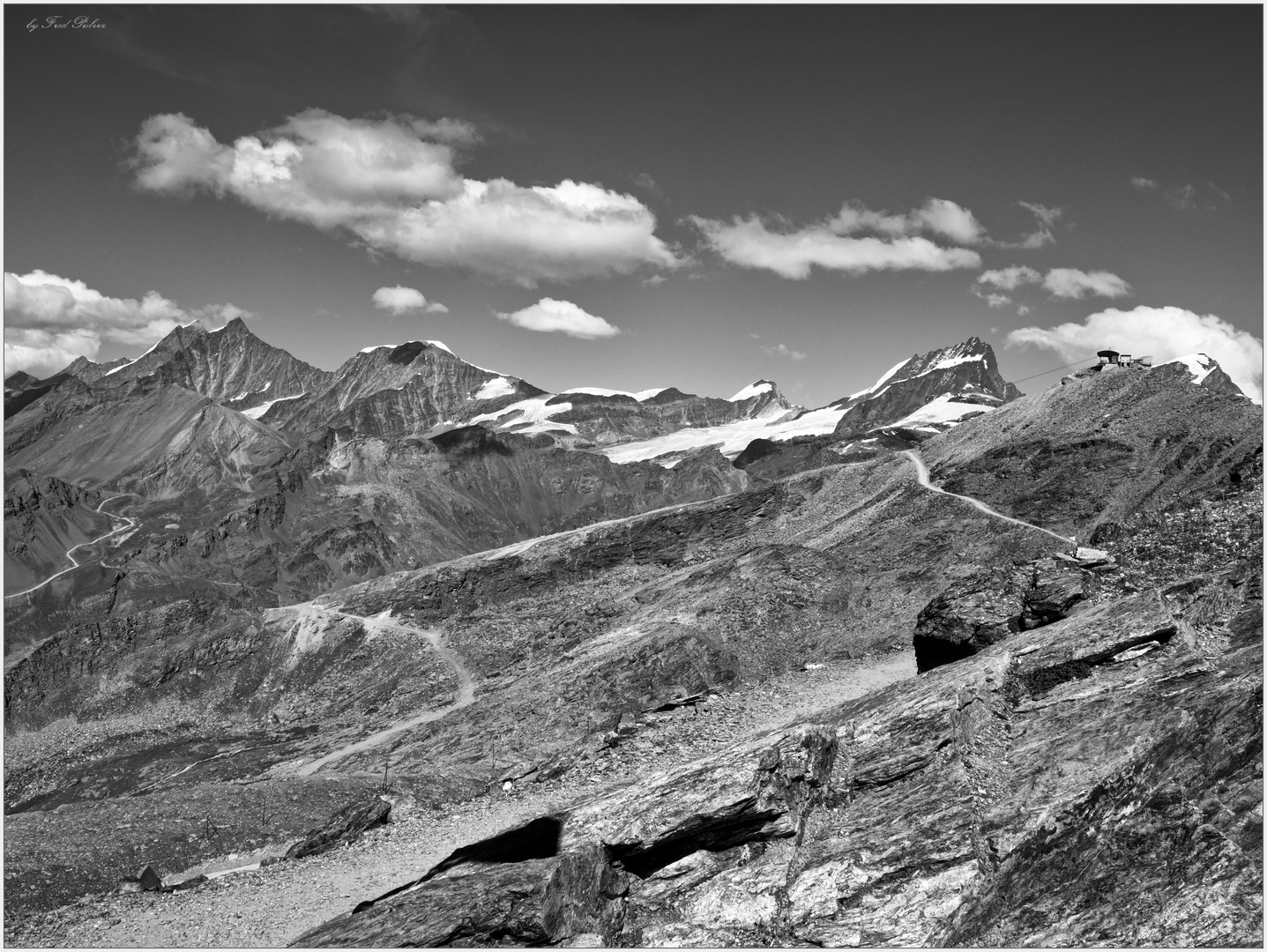 Gornergrat, Blick nach Norden