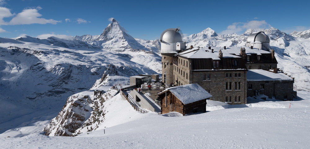 Gornergrat mit dem Matterhorn im Hintergrund