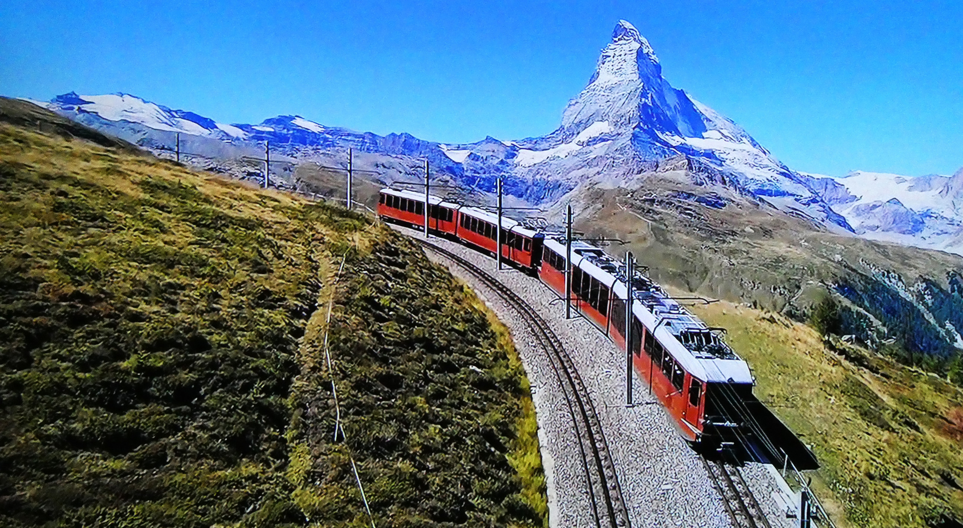 Gornergratbahn mit Matterhorn