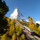 Gornergratbahn vor dem Matterhorn