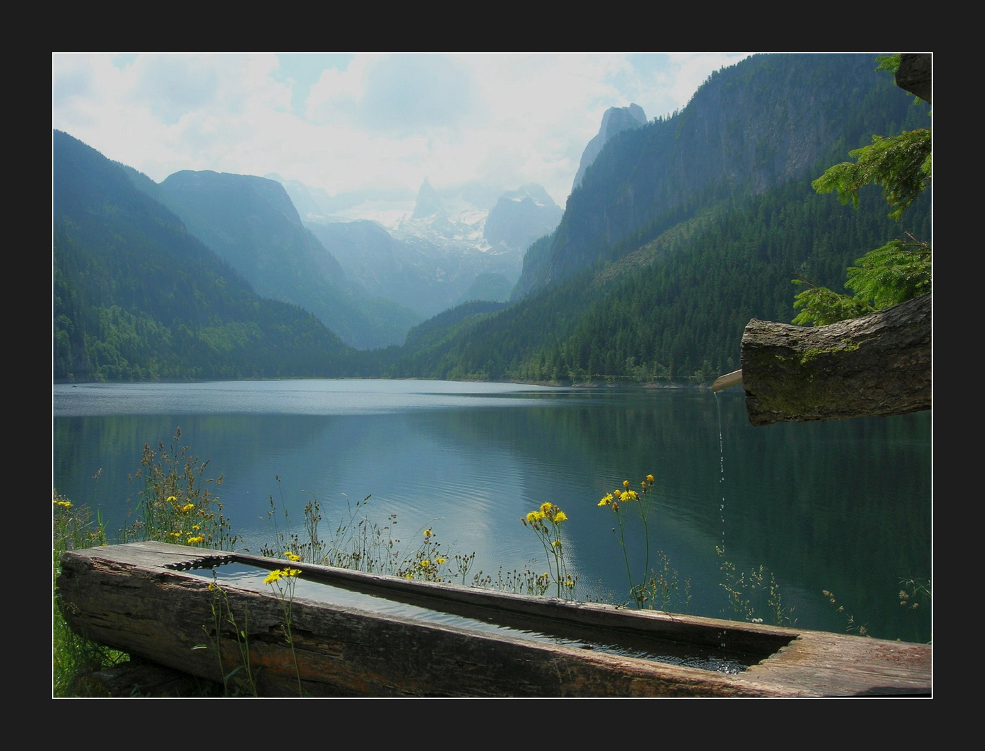 Gosausee im Morgendunst ....