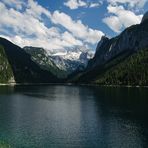 Gosausee mit Dachsteinmassiv im Hintergrund