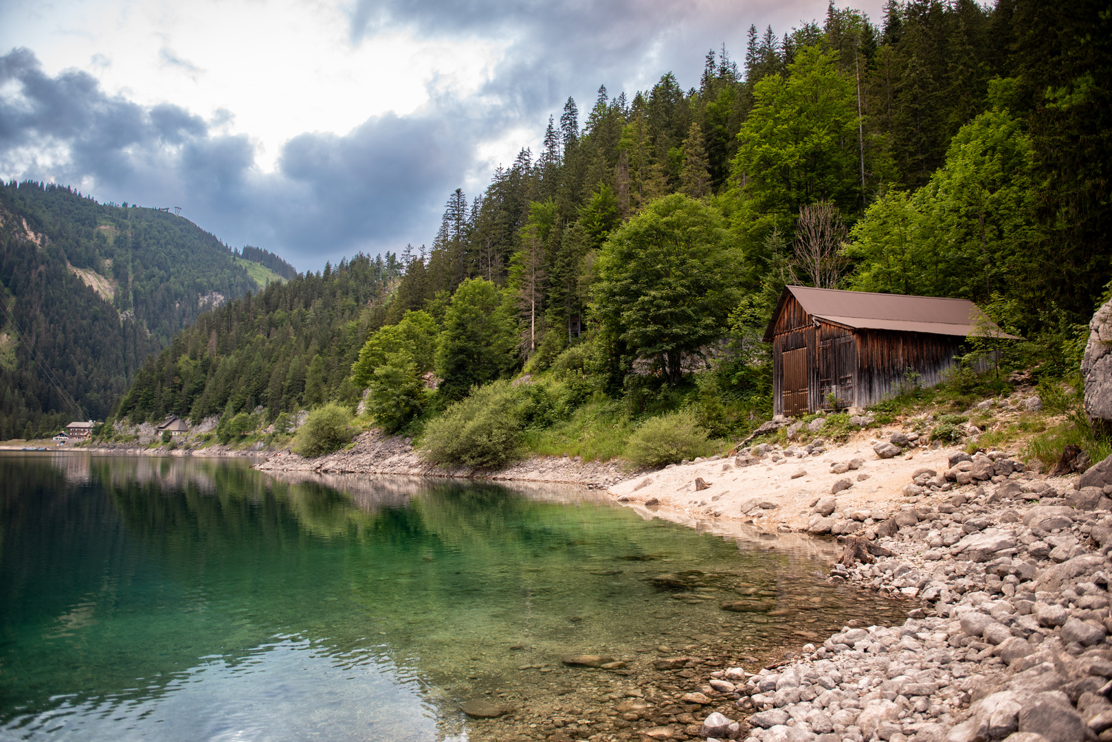 Gosausee mit Hütte