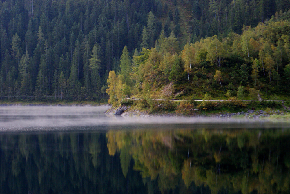 Gosausee um 6 Uhr morgens