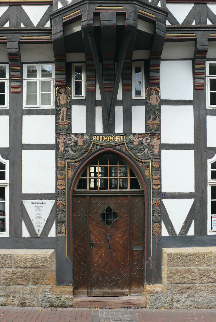 Goslar 6 - Eingang zur Stadtbibliothek