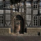 Goslar-Altstadt-Mitte " schöne Fassade der Stadtbibliothek "