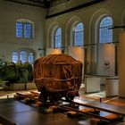 Goslar-Bergwerk-Museum " Blick zu dem Werk von Christo - Packege on a Hunt "