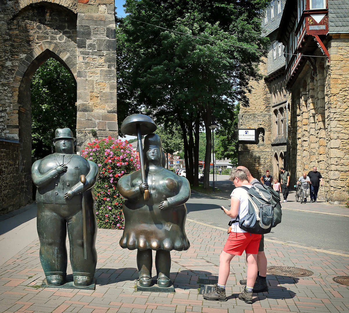 Goslar - Das Pärchen vom Rosentor