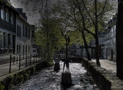 Goslar- die Abzucht im Gegenlicht