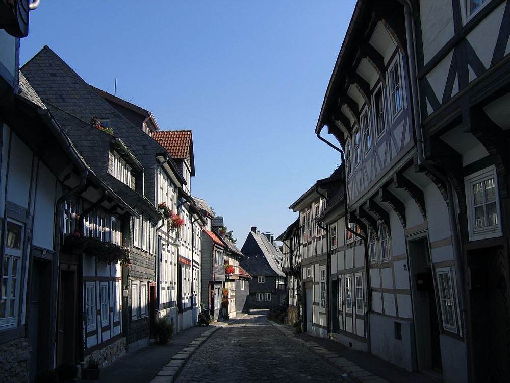 Goslar - Mittelalterlicher Straßenzug