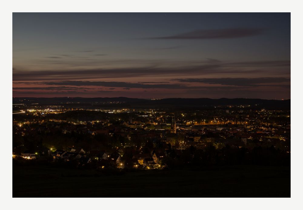 Goslar nach Sonnenuntergang