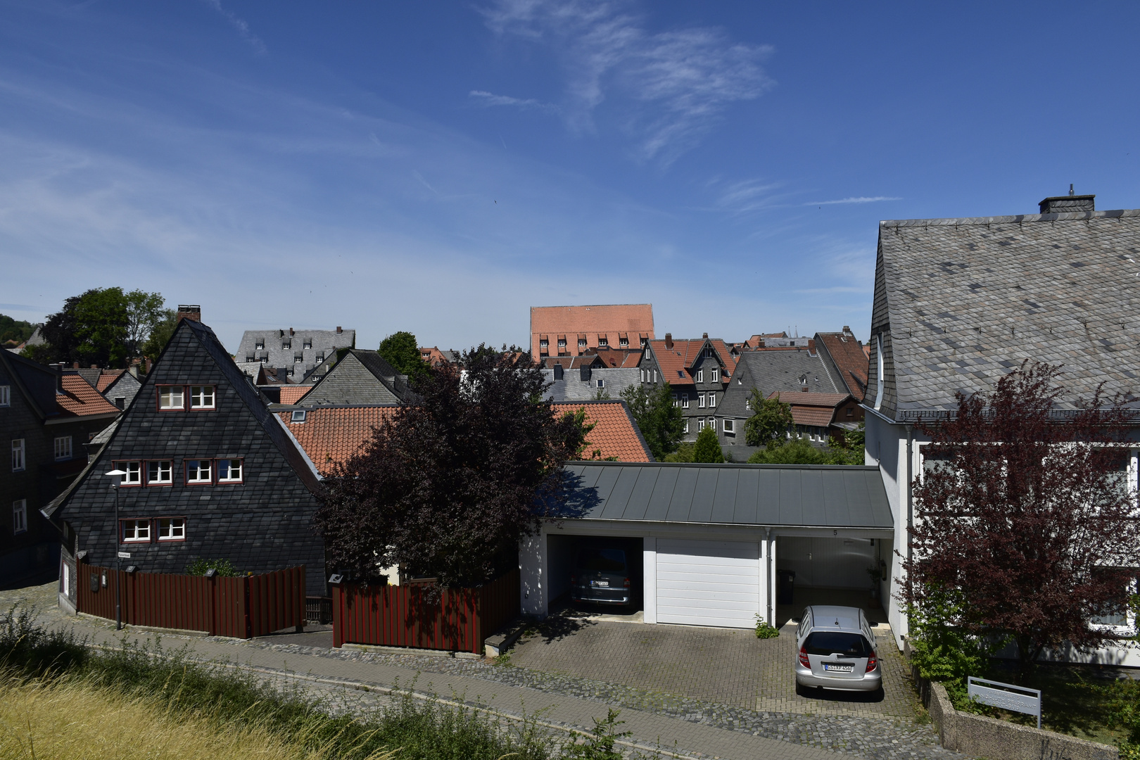 Goslar, Nähe Kaiserpfalz - Blick von oben