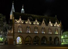 Goslar-Stadt-Mitte " das Rathaus bei Nacht "