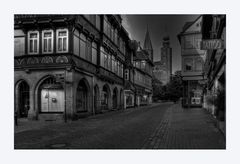 GosLar - Stadt - Mitte " die Marktstrasse am Morgen "