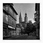 GosLar - Stadt - Mitte " entlang der Marktstrasse, am Abend "