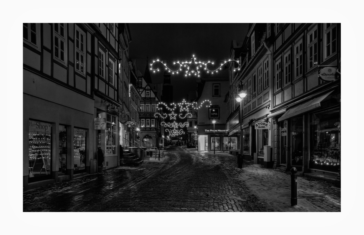 Goslar - Stadt - Mitte " GosLarer Advent-Impressionen am Frühenmorgen "