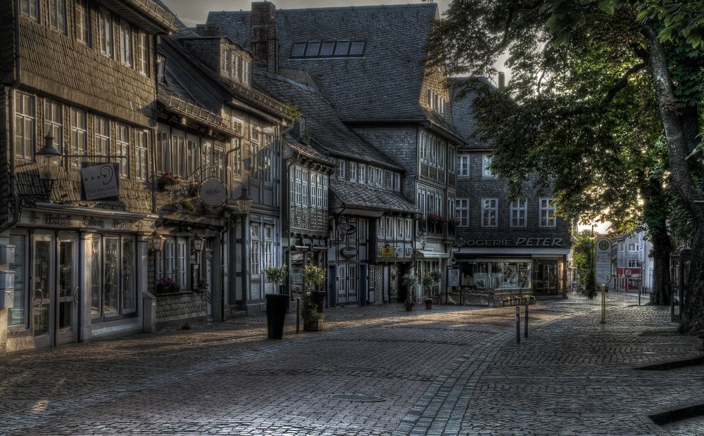 Goslar - Stadt - Mitte - Nord " in der Unteren Schilderstrasse, mit seinen Fachwerkhäusern "