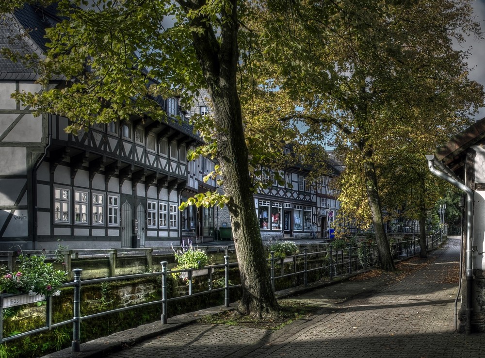 GosLar- Unter-Stadt " Herbstimpressionen, entlang der Abzucht "