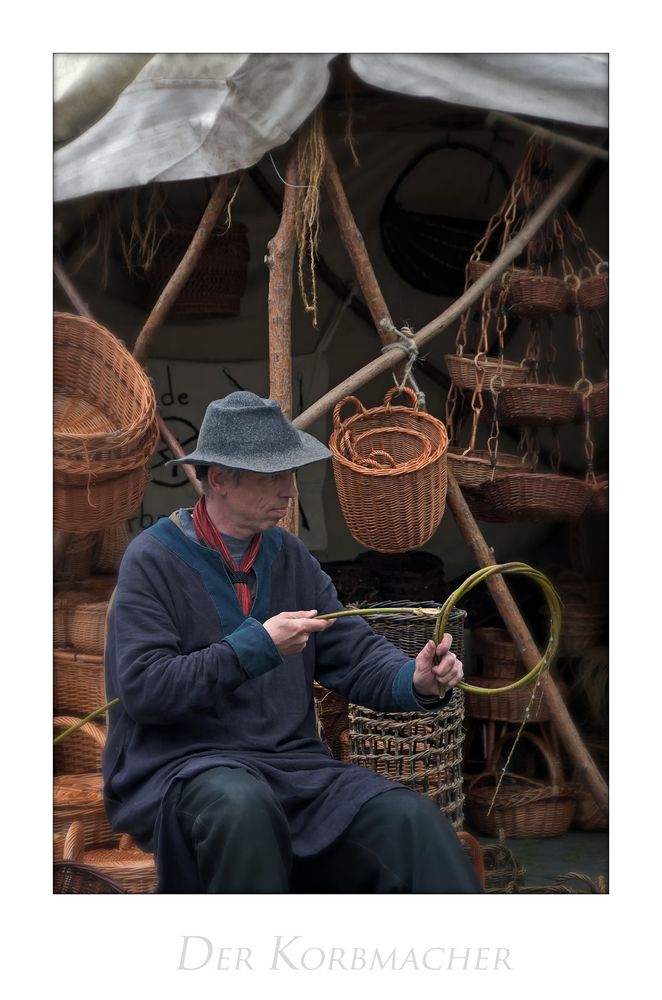 GosLarer - Hansemarkt - Impressionen " der Korbmacher...."