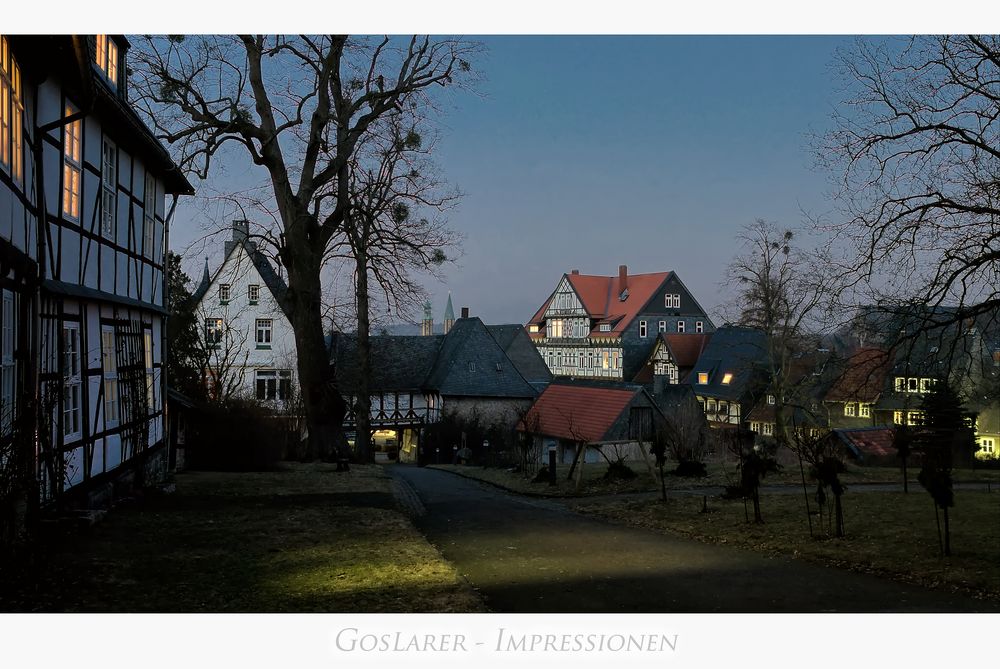 GosLarer-Impressionen " der Blick, von der Frankenberger-Kirche auf GosLar...