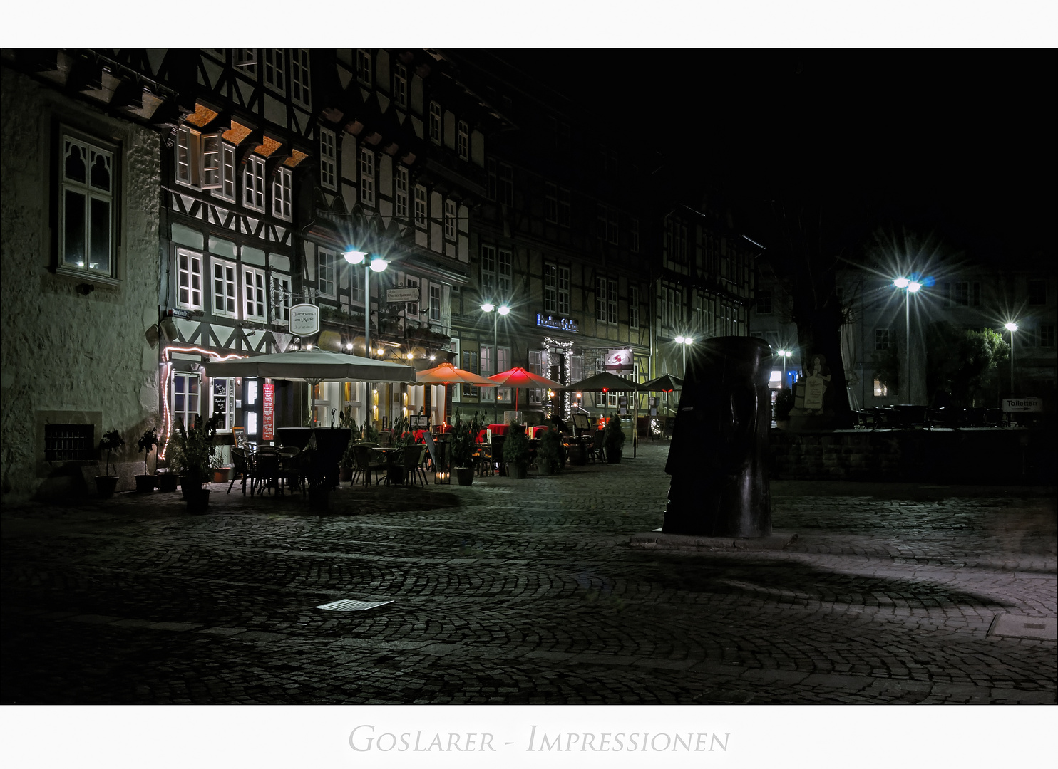 GosLarer-Impressionen " der GosLarer- Nagelkopf bei Nacht...