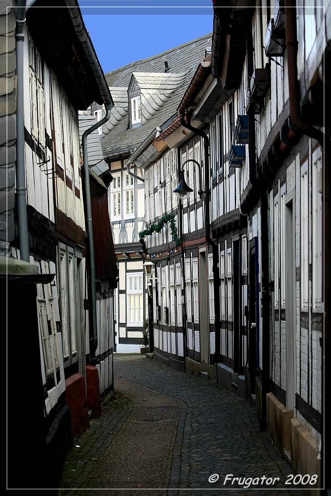 Goslars enge Altstadtgassen...