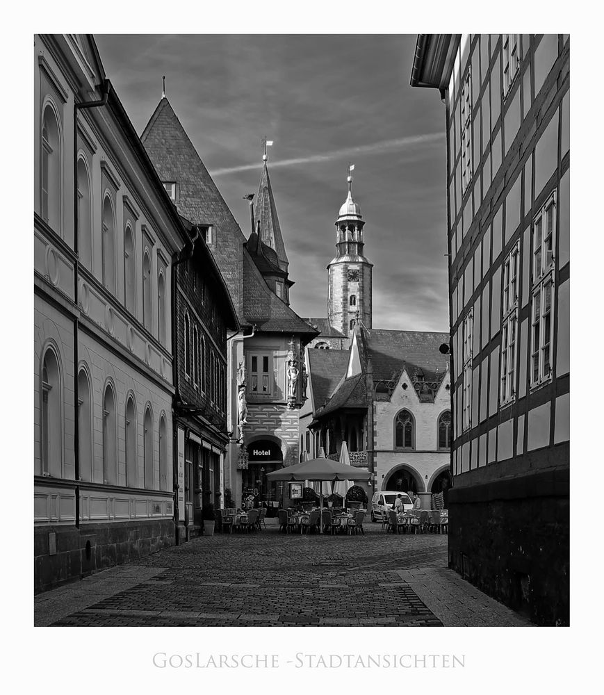 GosLarsche Impressionen " Blick, zur Marktkirche St. Cosmas und Damian"