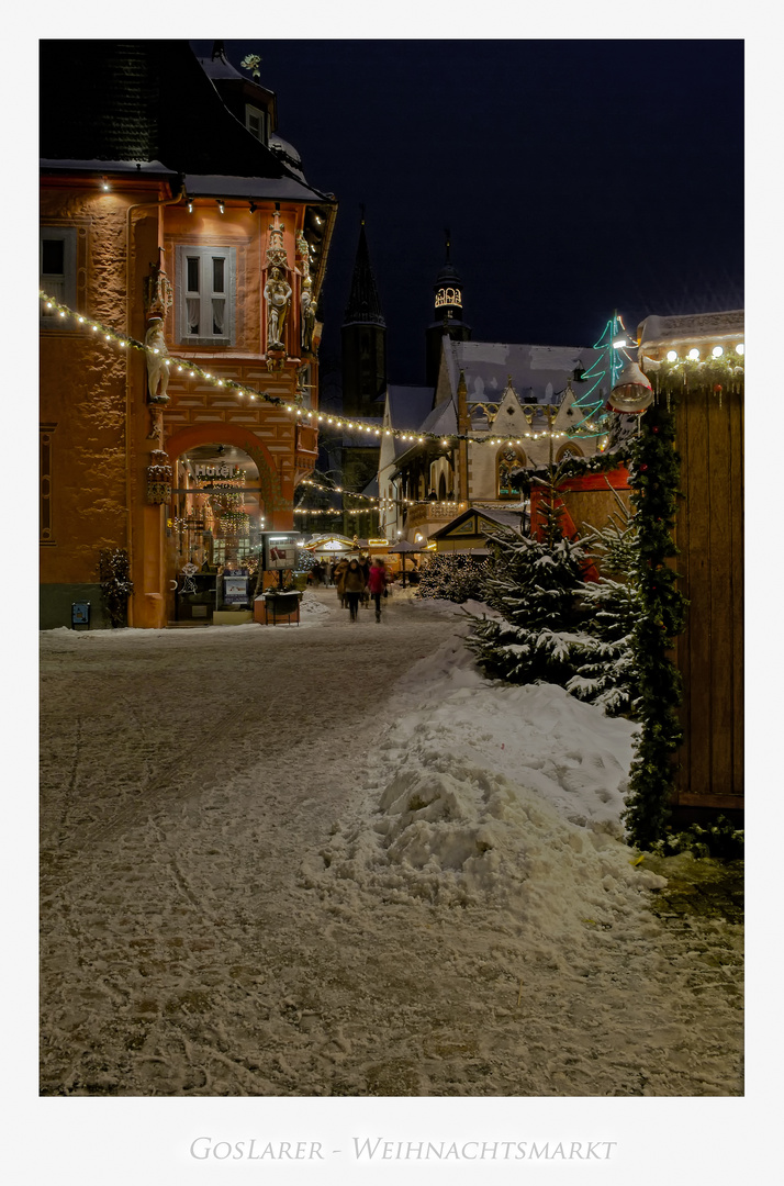 GosLarsche Impressionen " GosLarer -Weihnachtsmarkt.... "