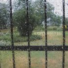 Gotas de lluvia en mi ventana