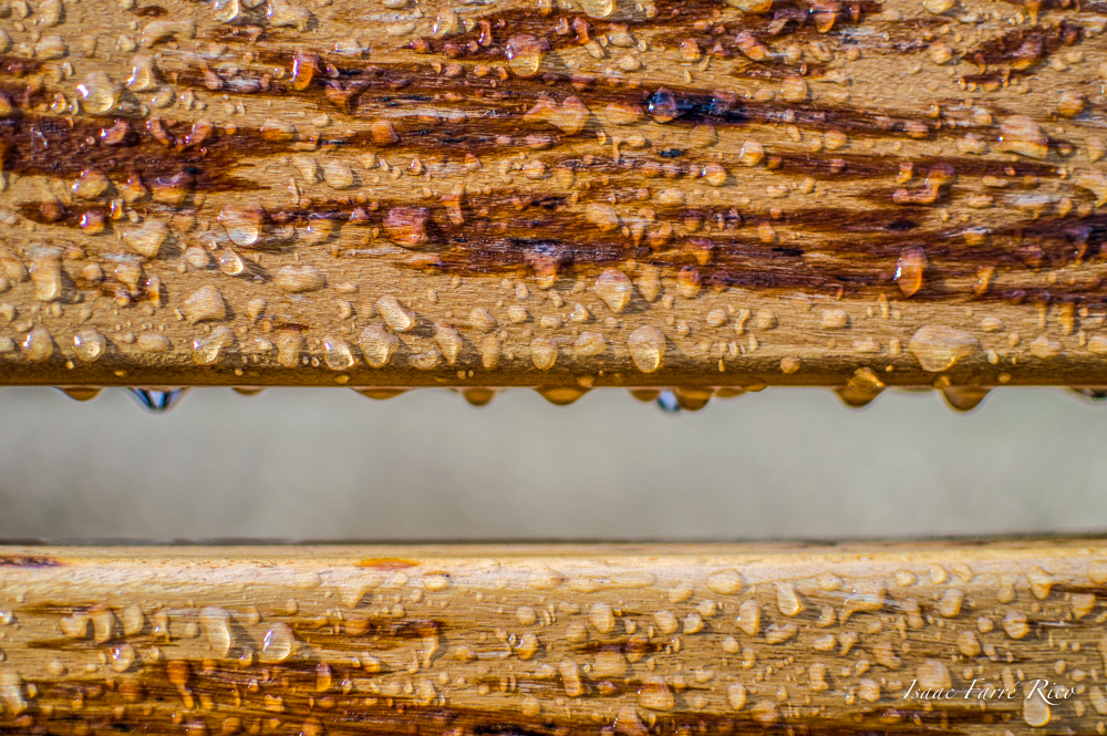 GOTAS DE MADERA.