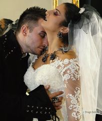 Goth wedding