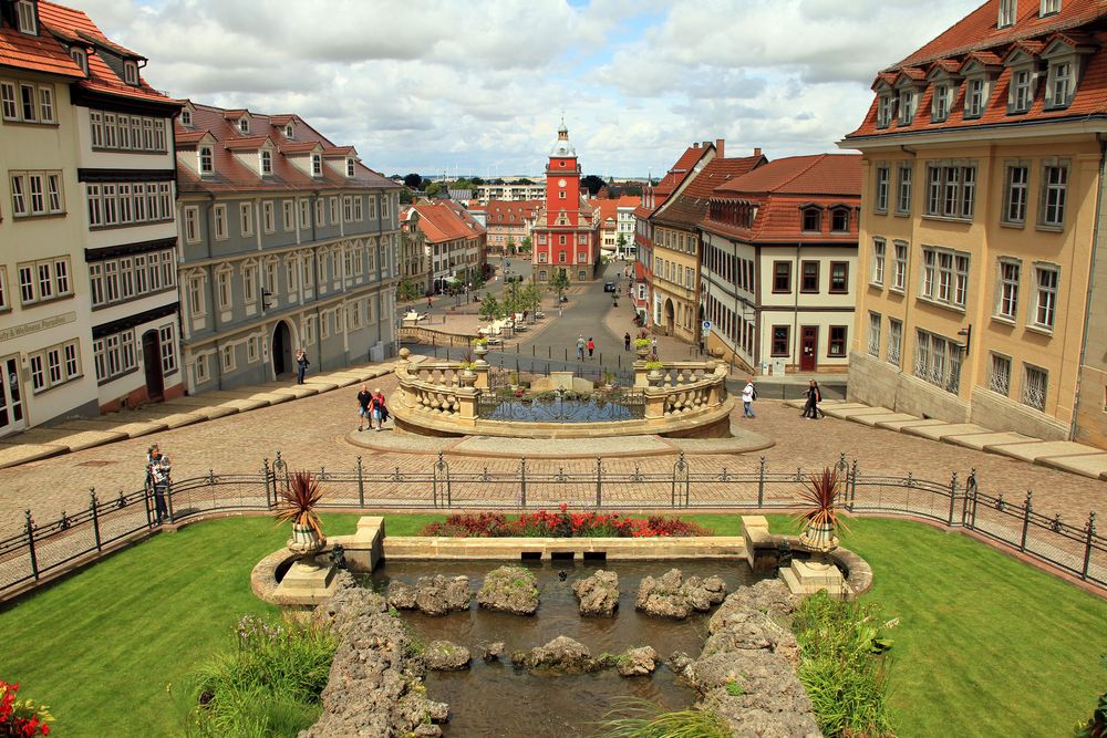 Gotha - blick auf die Altstadt