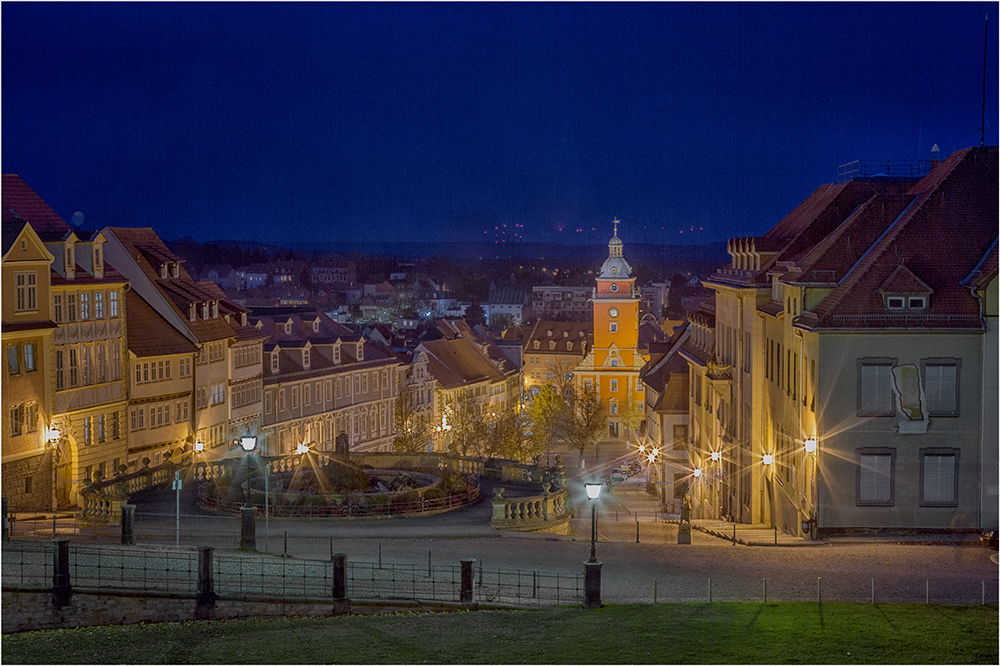 Gotha Blick zum Rathaus