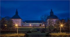 Gotha das Schloß Friedenstein in der Nacht