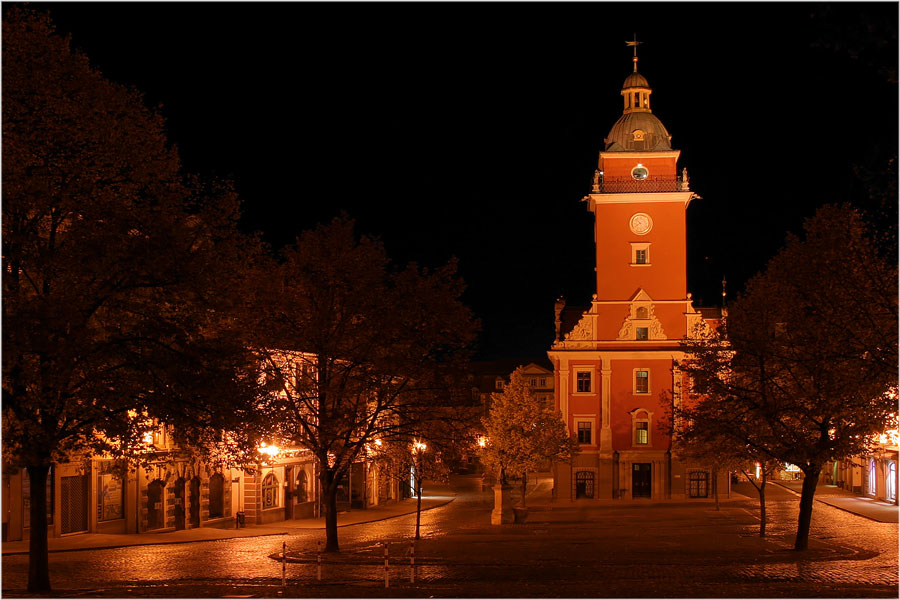 Gotha - Der Markt wird gefegt