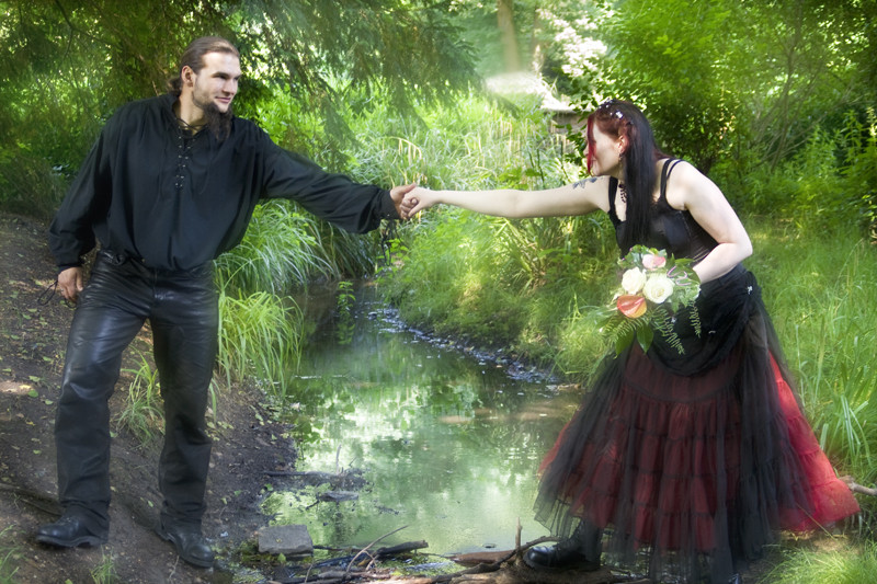 Gothichochzeit 1 Foto & Bild hochzeit, menschen Bilder auf