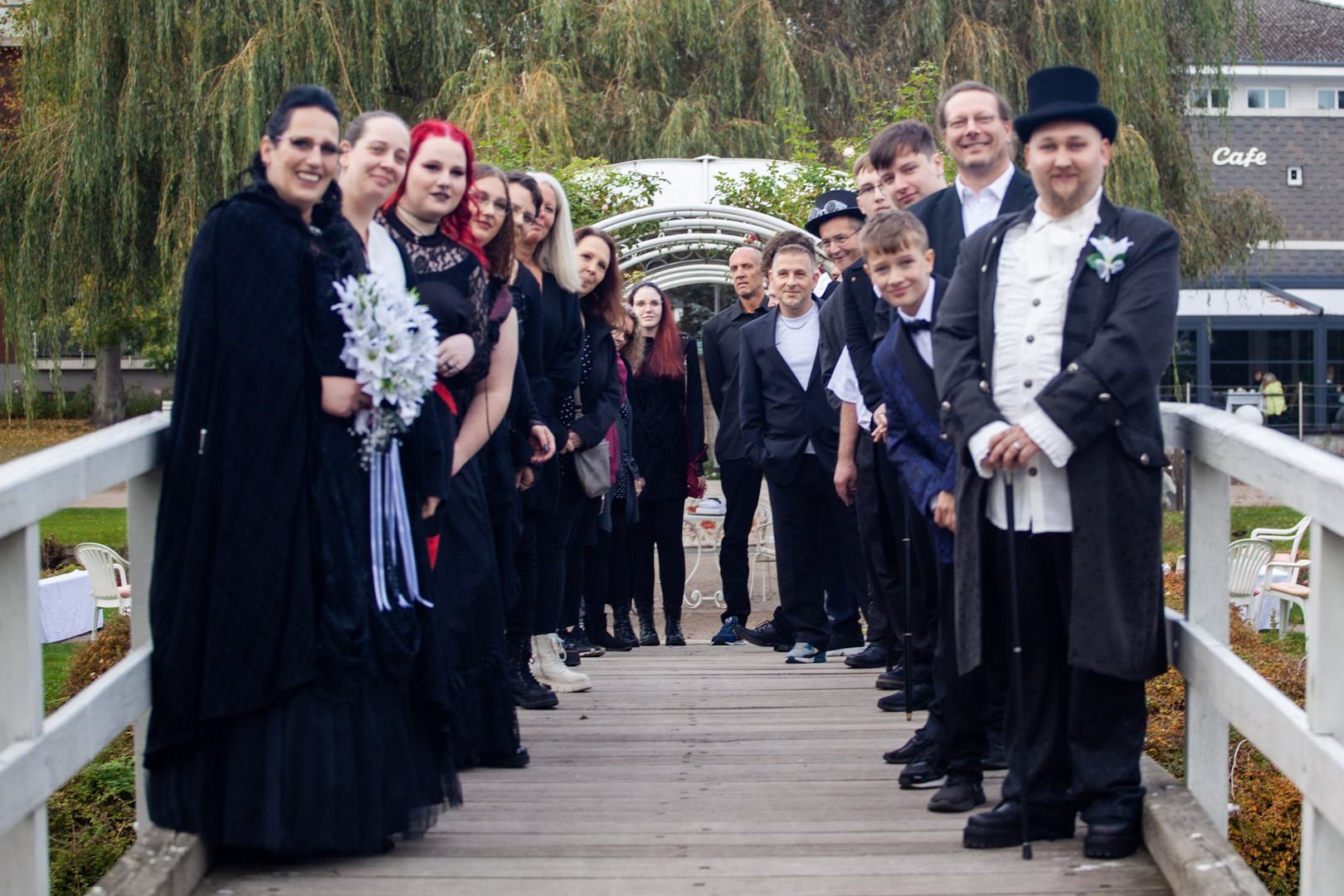 Gothic Hochzeit in Uetersen