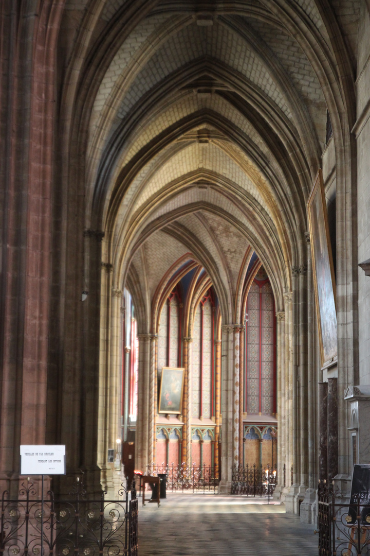 gotische Architektur in der Kathedrale von Orléon