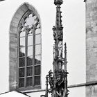 gotische Brunnensäule