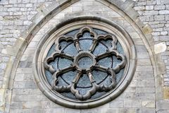 gotische Fensterrosette auf Schloss Marienburg