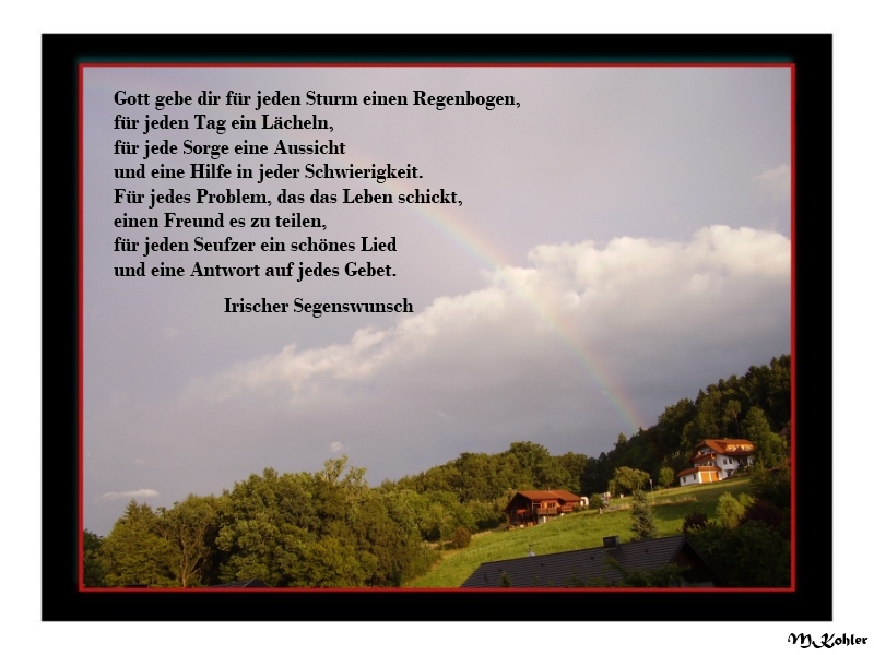 Gott gebe Dir...