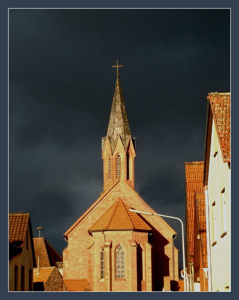 Gott zürnt den Kirchen.....