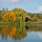 Gottersdorfer See im Herbst 2020