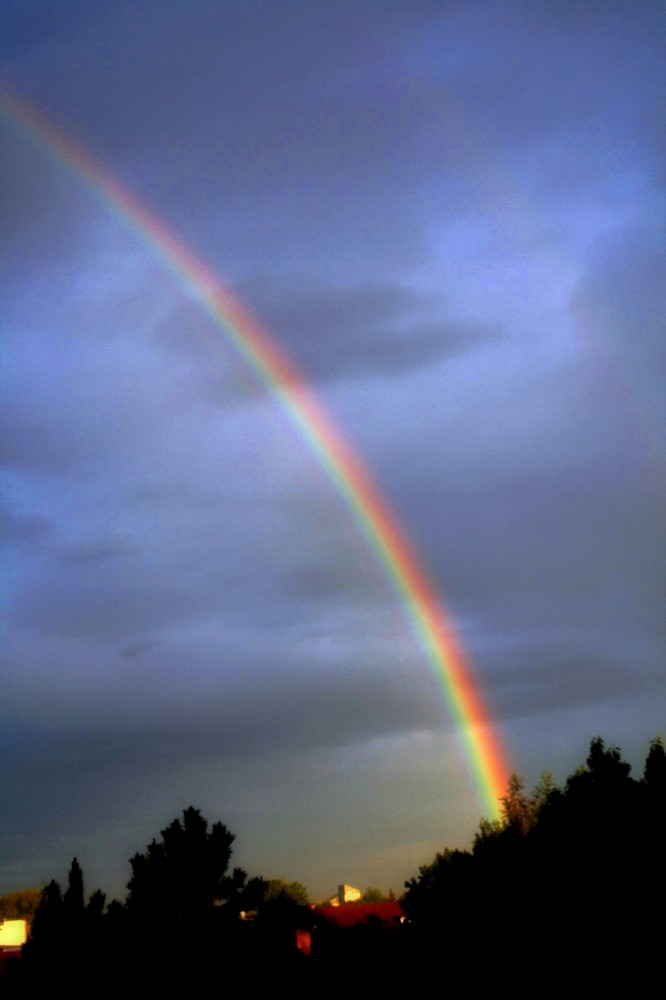 Gottes Bogen in den Wolken.......